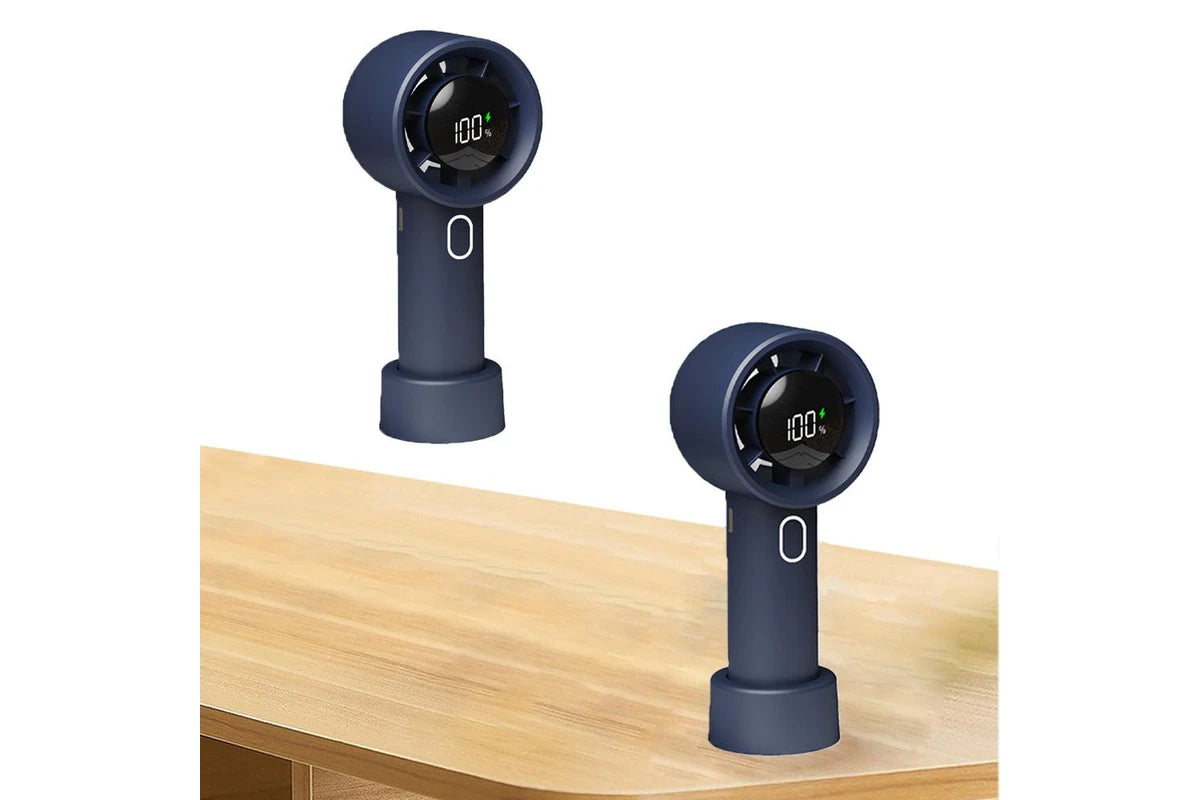 Protable Handheld Turbo Fan With Digital Display